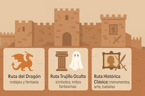 Rutas temáticas en Trujillo Rutas temáticas en Trujillo