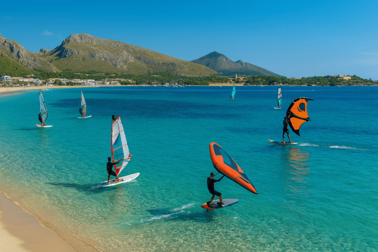 Mallorca windsurf o wingfoil: Cursos recomendados para todos los niveles